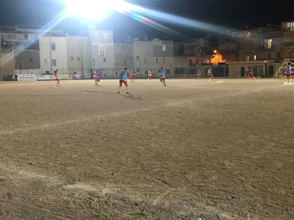 foto allenamento in notturna Villabate